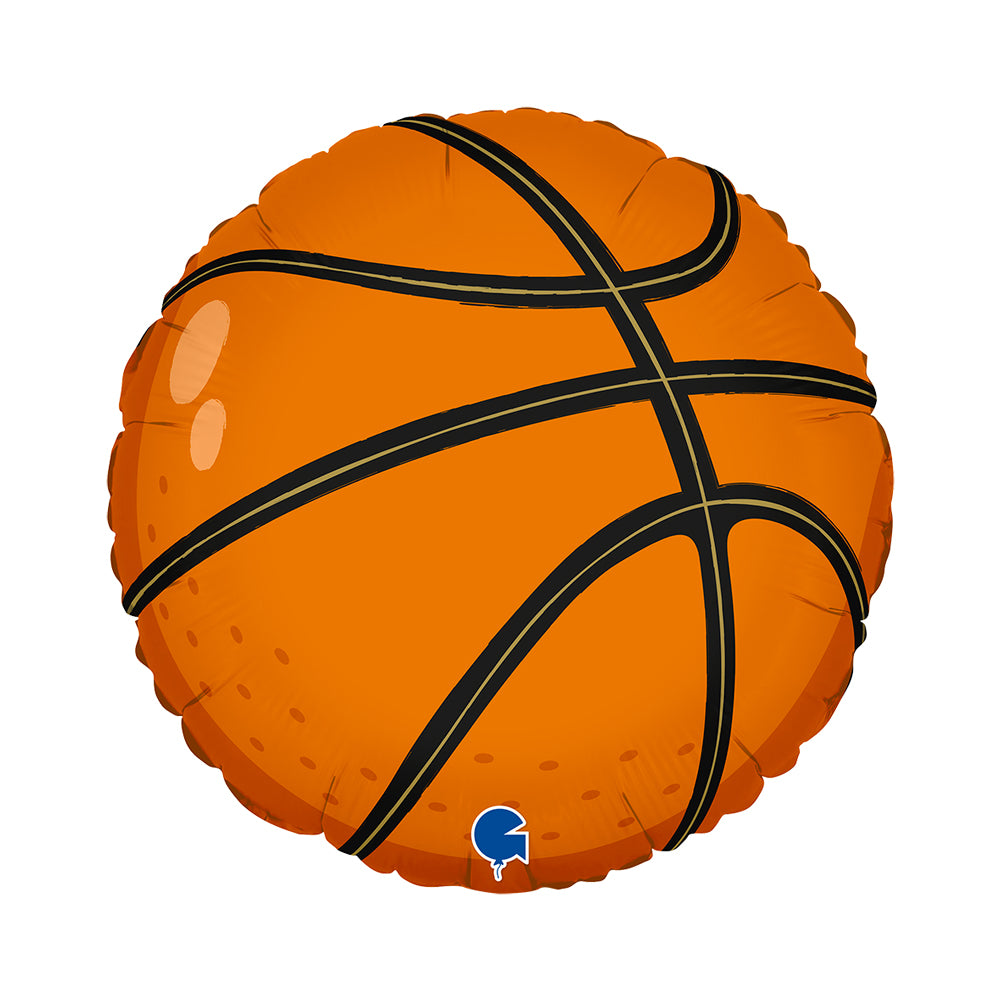 Foil Balloon18" Round Basketball - Tiger Feet Ireland