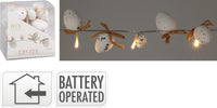 Led Chain Egg 10Led White - Tiger Feet Ireland