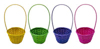 Easter Egg Basket Round With Handle Asst - Tiger Feet Ireland