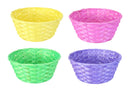 Easter Woven Basket Round Asst - Tiger Feet Ireland