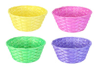 Easter Woven Basket Round Asst - Tiger Feet Ireland