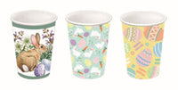 8pcs Easter Paper Cup 250ml Asst - Tiger Feet Ireland