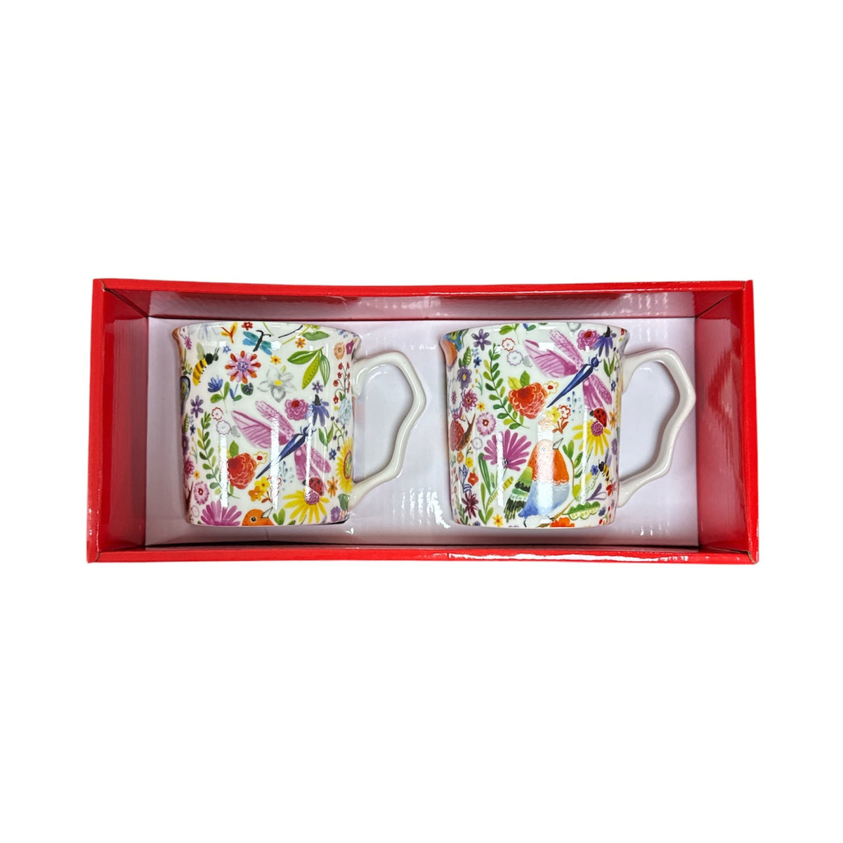 2 Piece Mug Set Swan Garden - Tiger Feet Ireland