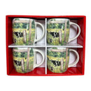 4 Piece Mug Set Sign Post Cow - Tiger Feet Ireland
