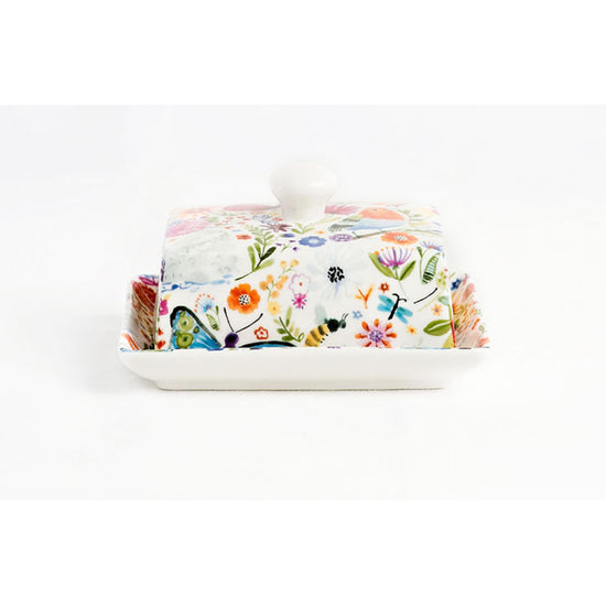 Butter Dish Swan Garden