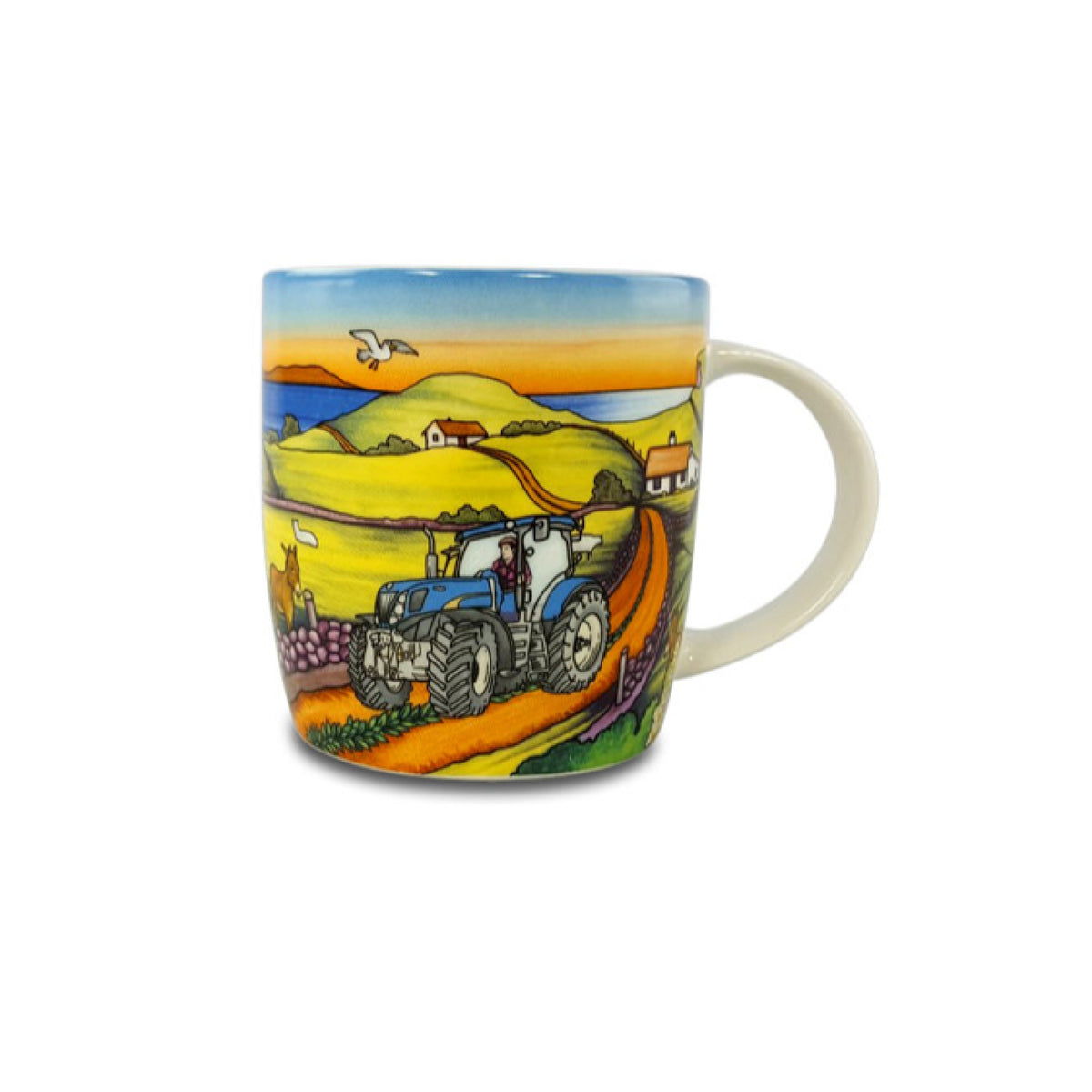 Dream Mug Tractor Blue - Tiger Feet Ireland