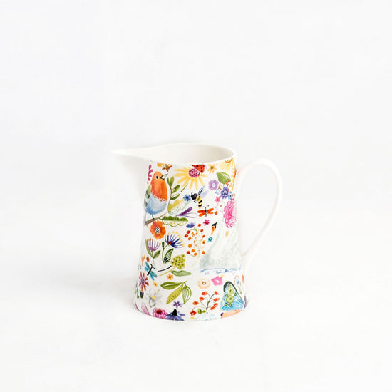 Half Pint Jug Swan Garden