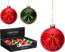 Xmas Ball 80Mm 2Ass Colour 12pk - Tiger Feet Ireland