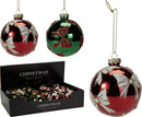 Xmas Ball 80Mm 2Ass Colours 12pk - Tiger Feet Ireland