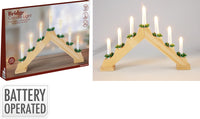 Candle Bridge Wood 7LED