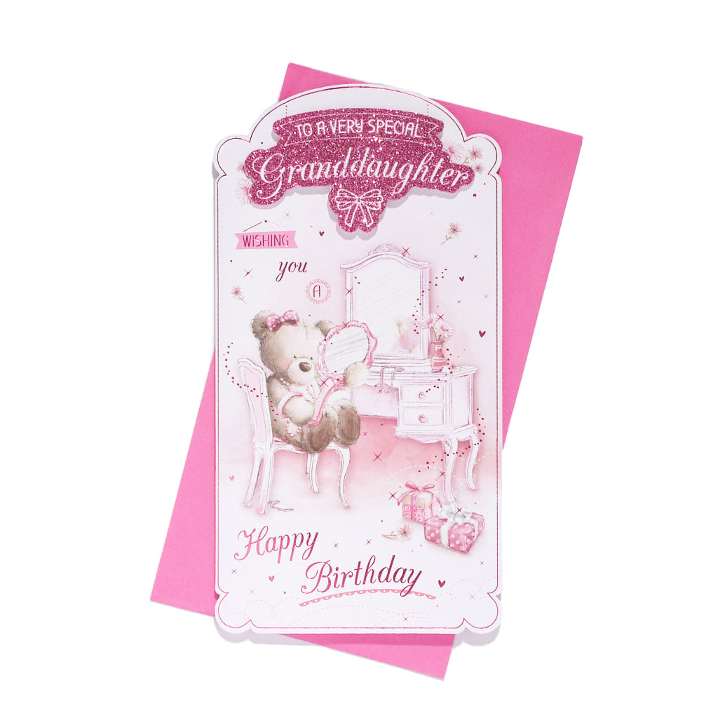 6pk Cards C55 Birthday Granddaughter - Tiger Feet Ireland