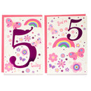 Poppyhill 12 Pack Cards C50 Birthday Age 5