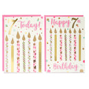 Poppyhill 12 Pack Cards C50 Birthday Age 7