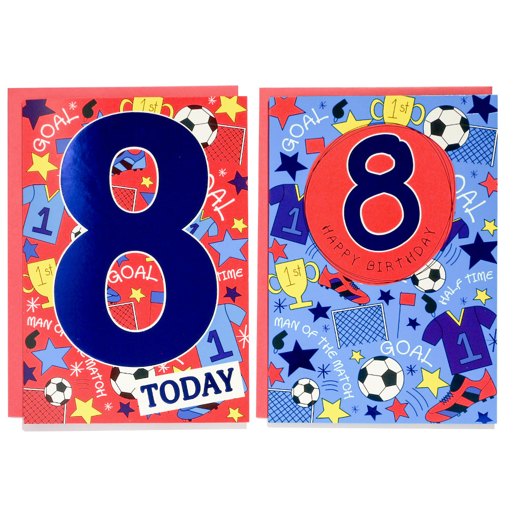 Poppyhill 12 Pack Cards C50 Birthday Age 8