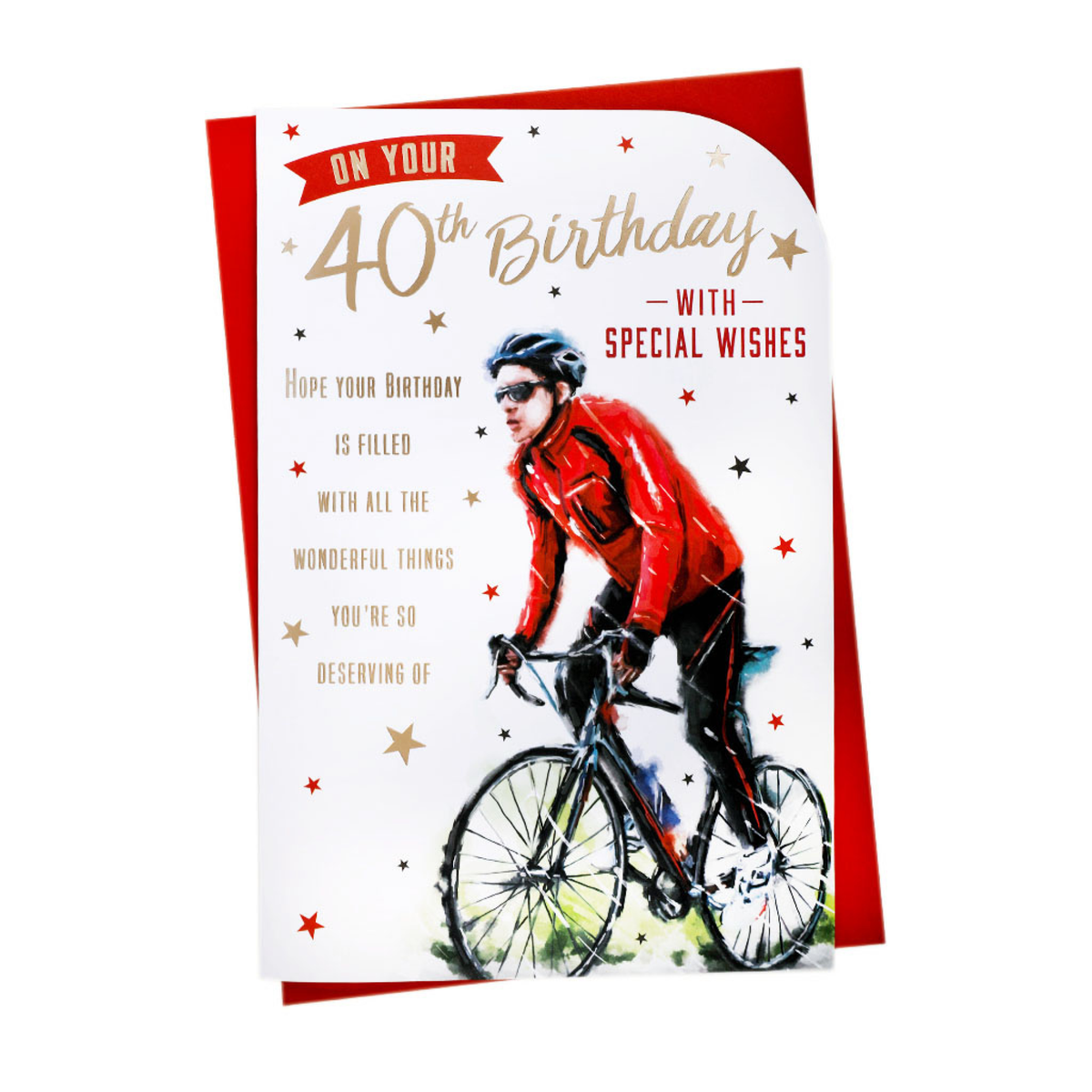 6pk Cards C75 Birthday Age 40 - Tiger Feet Ireland
