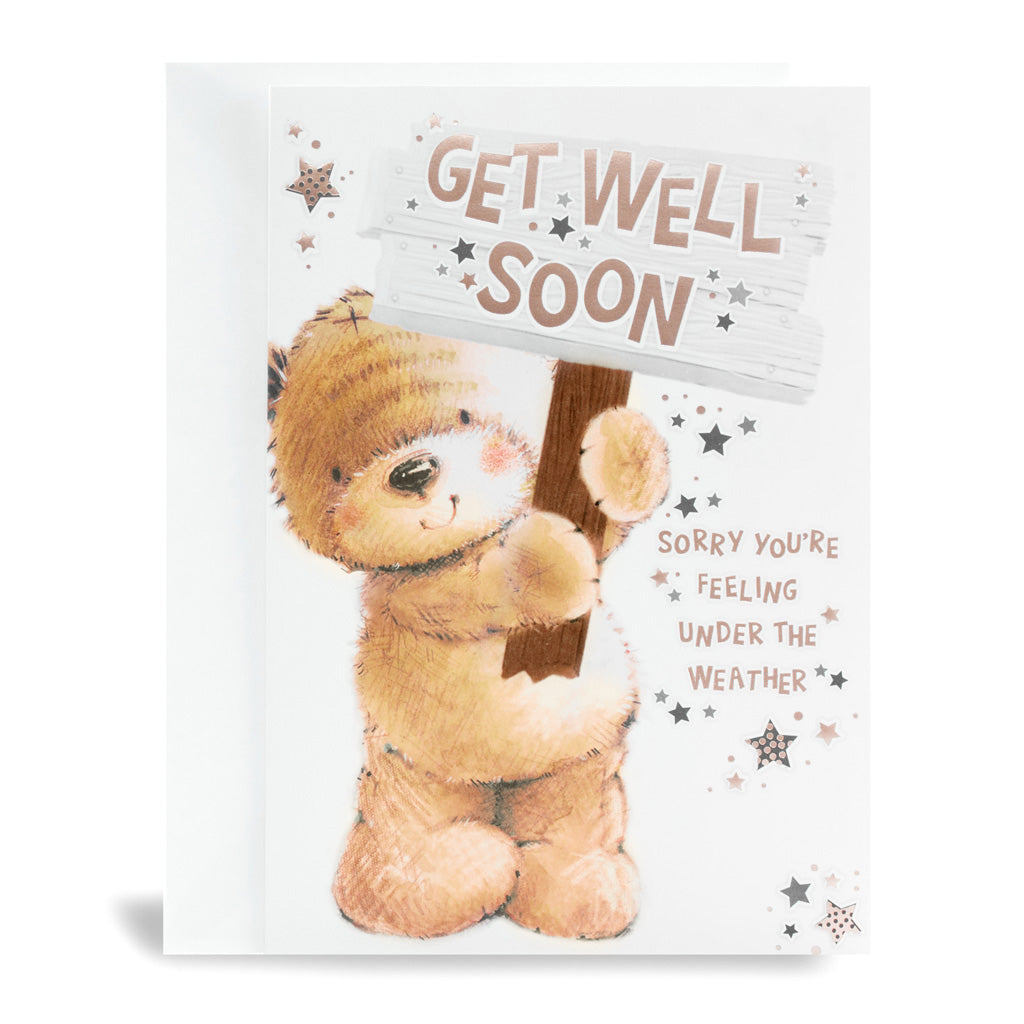 6pk Cards C50 Get Well - Tiger Feet Ireland