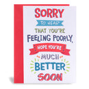 6pk Cards C50 Get Well - Tiger Feet Ireland