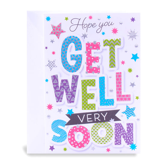 6pk Cards C50 Get Well