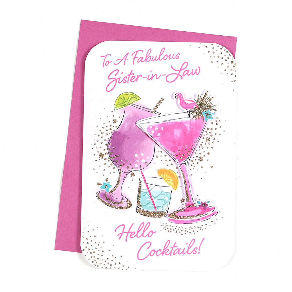 6pk Cards C75 Birthday Sister-In-Law - Tiger Feet Ireland