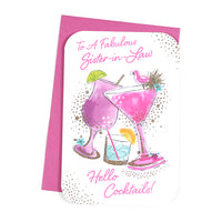 6pk Cards C75 Birthday Sister-In-Law - Tiger Feet Ireland