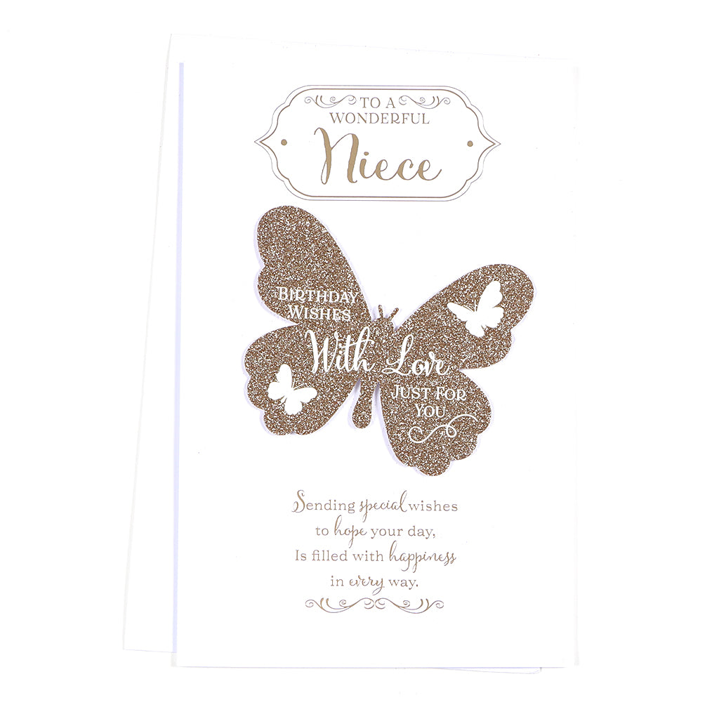 6pk Cards C375 Birthday Niece - Tiger Feet Ireland
