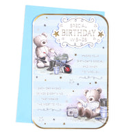 6pk Cards C75 Birthday Open - Tiger Feet Ireland