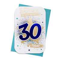 6pk Cards C75 Birthday Age 30 Brother - Tiger Feet Ireland