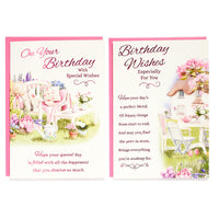 12pk Cards C50 Birthday Open - Tiger Feet Ireland