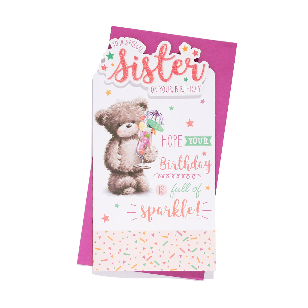 6pk Cards C55 Birthday Sister - Tiger Feet Ireland