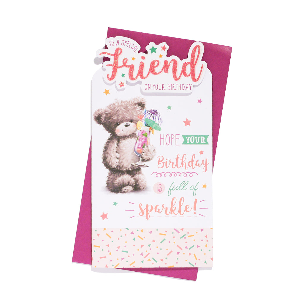 6pk Cards C55 Birthday Friend - Tiger Feet Ireland