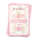 6pk Cards C150 Birthday Niece - Tiger Feet Ireland