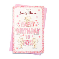 6pk Cards C150 Birthday Niece - Tiger Feet Ireland