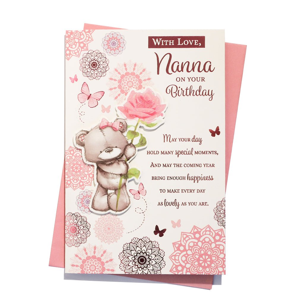 6pk Cards C150 Birthday Nanna - Tiger Feet Ireland