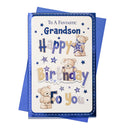 6pk Cards C150 Birthday Grandson - Tiger Feet Ireland