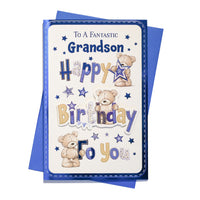6pk Cards C150 Birthday Grandson - Tiger Feet Ireland