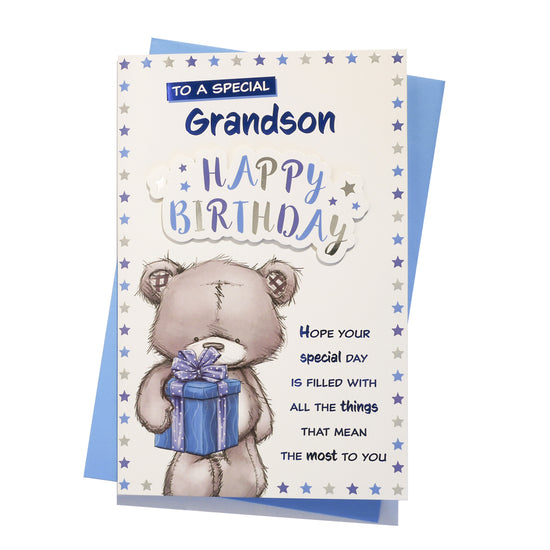 6pk Cards C150 Birthday Grandson
