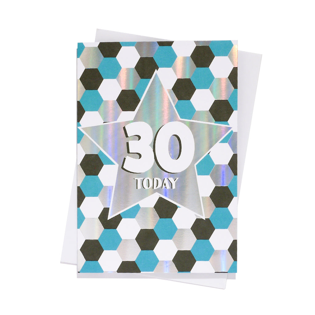6pk Cards C50 Birthday Age 30 - Tiger Feet Ireland