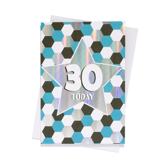 6pk Cards C50 Birthday Age 30