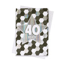6pk Cards C50 Birthday Age 40 - Tiger Feet Ireland