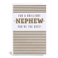6pk Cards C75 Birthday Nephew - Tiger Feet Ireland