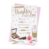 6pk Cards C75 Birthday Daughter-in-Law - Tiger Feet Ireland