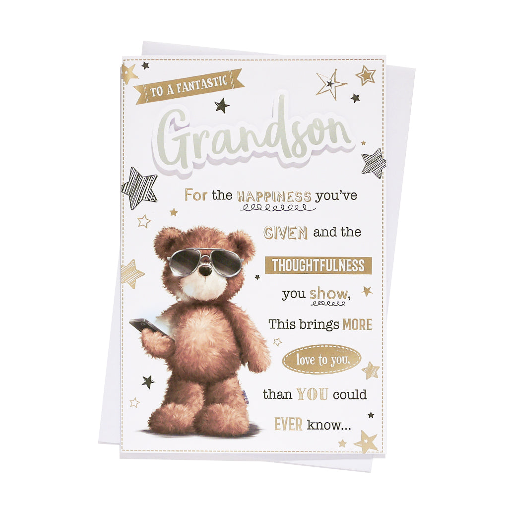 6pk Cards C75 Birthday Grandson - Tiger Feet Ireland