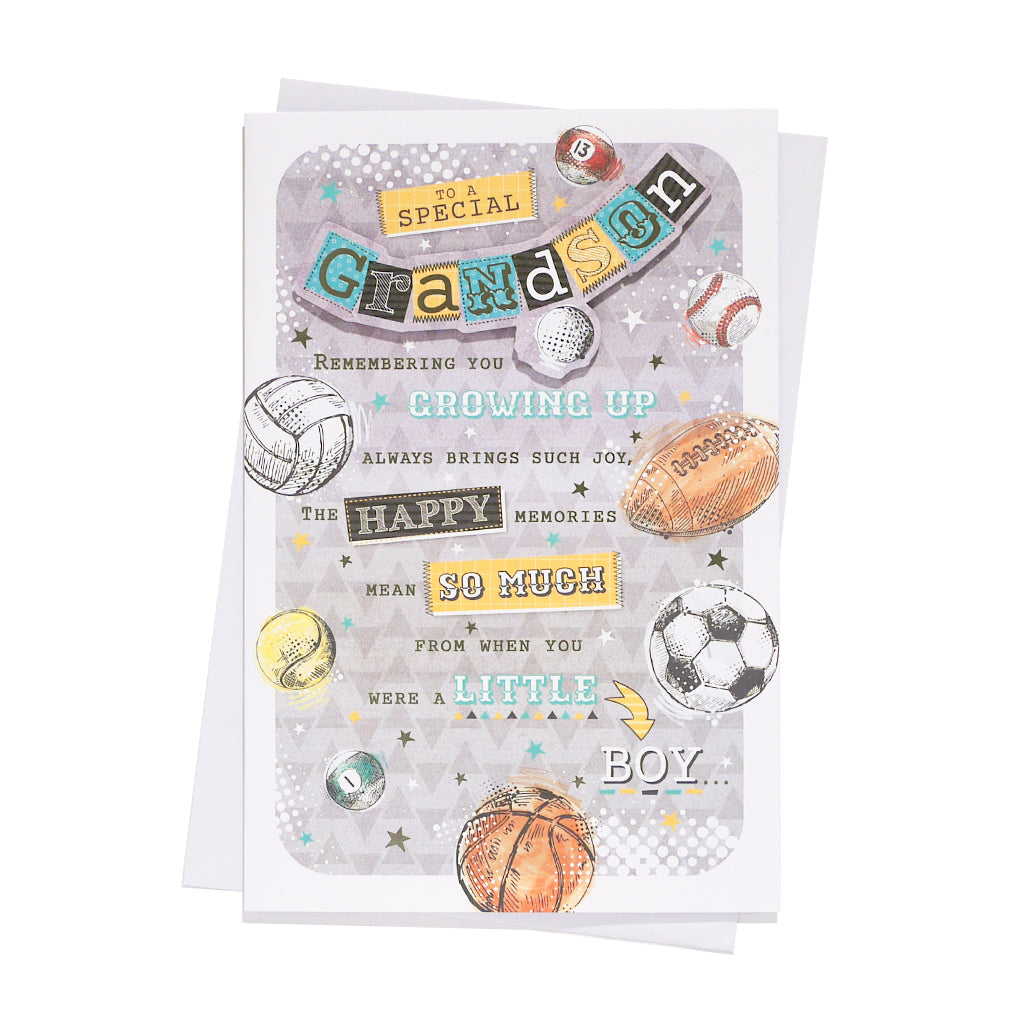 6pk Cards C75 Birthday Grandson - Tiger Feet Ireland