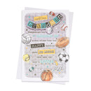 6pk Cards C75 Birthday Grandson - Tiger Feet Ireland
