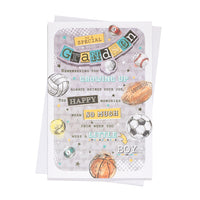 6pk Cards C75 Birthday Grandson - Tiger Feet Ireland