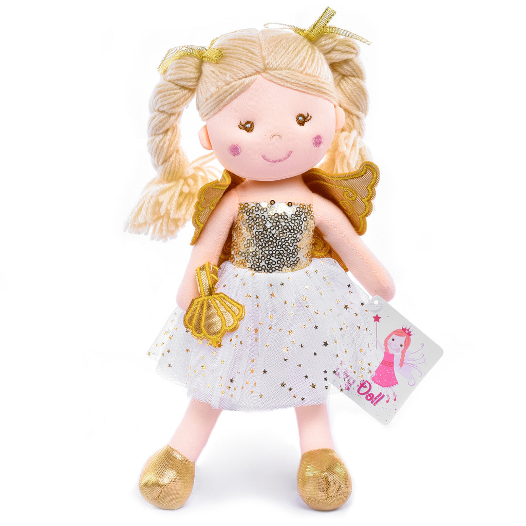 Fairy Doll 25cm Gold - Tiger Feet Ireland