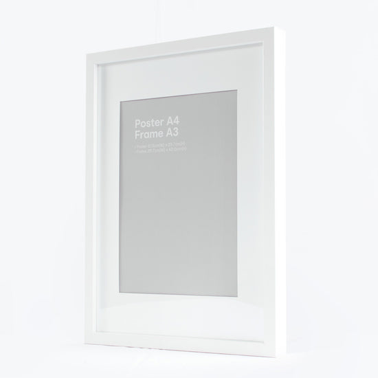 Frame A4 White Poster