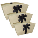 Gift Tray Set Of 3 Light Gold & Black - Tiger Feet Ireland