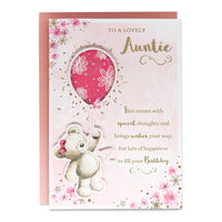 6pk Cards C50 Birthday Auntie - Tiger Feet Ireland