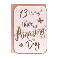 6pk Cards C50 Birthday Age 13 - Tiger Feet Ireland